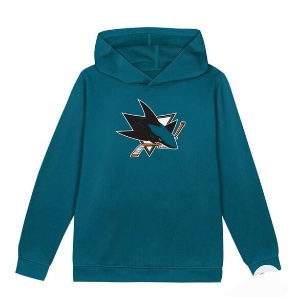 NHL San Jose Sharks Baby Toddler Boys' Hooded Sweatshirt 12 Months - Picture 1 of 2